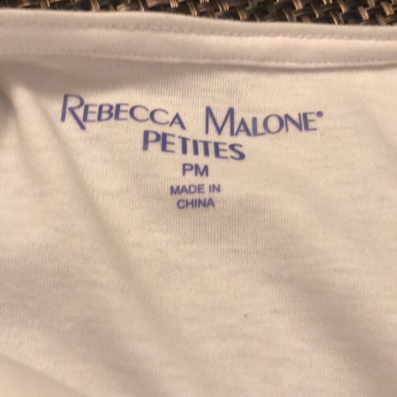 NWT Rebecca Malone P. Sleeveless Top - Sz. PM - Picture 5 of 6